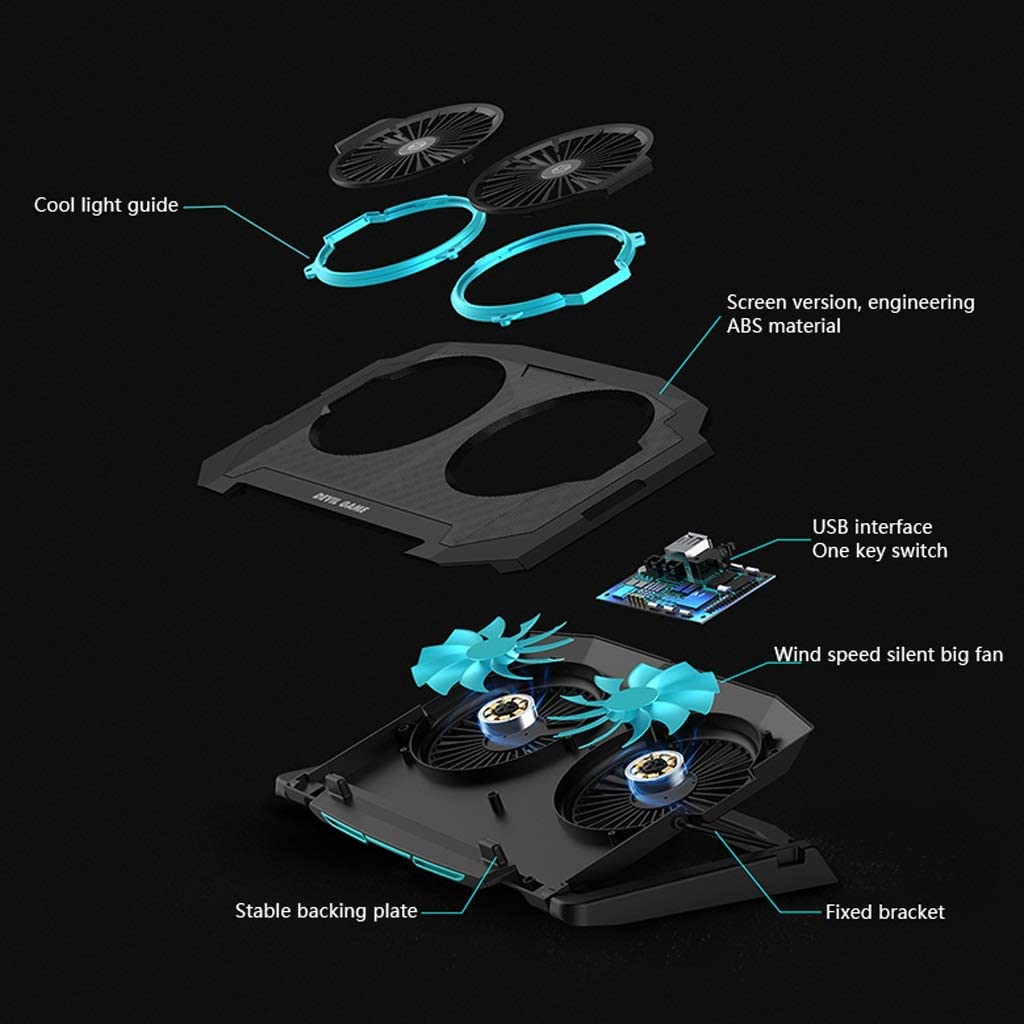 Laptop Cooler Gaming Cooling Pad - Image 9