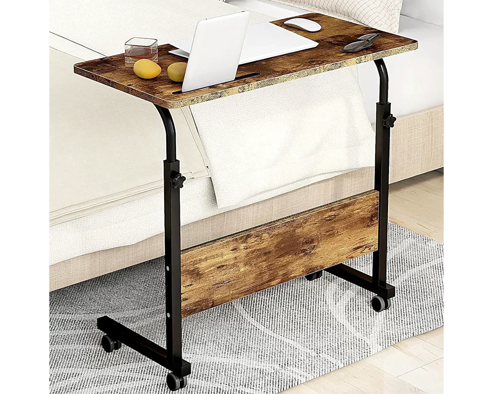 Adjustable Laptop Desk Stand with Wheels - Image 4