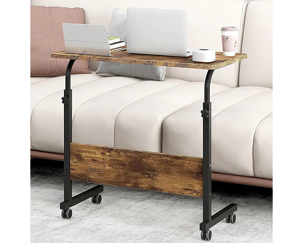 Adjustable Laptop Desk Stand with Wheels - Image 5