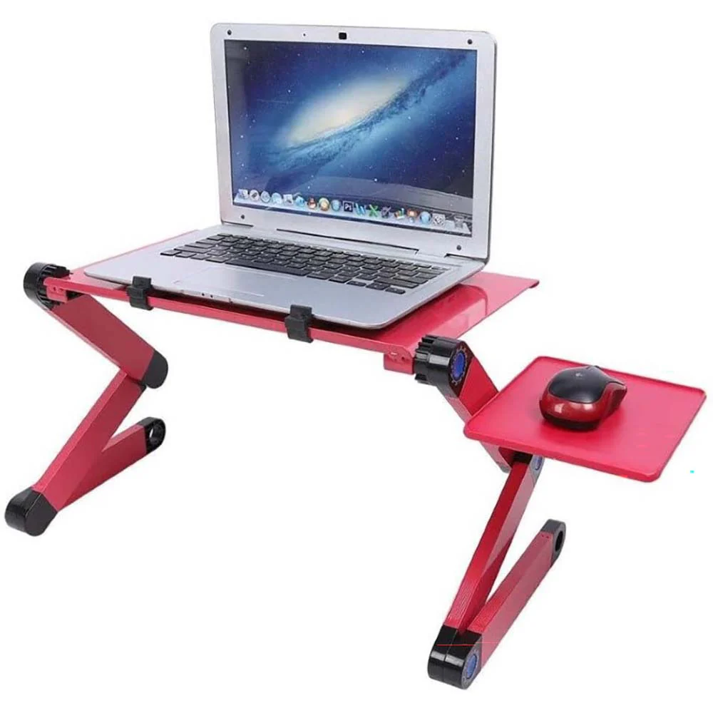 Laptop Stand – Adjustable Laptop Stand Portable Laptop Table with Cooling Fans and Mouse Pad