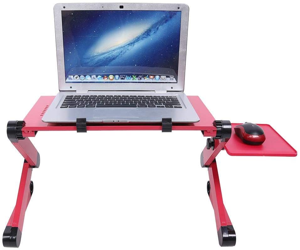 Laptop Stand – Adjustable Laptop Stand Portable Laptop Table with Cooling Fans and Mouse Pad - Image 3