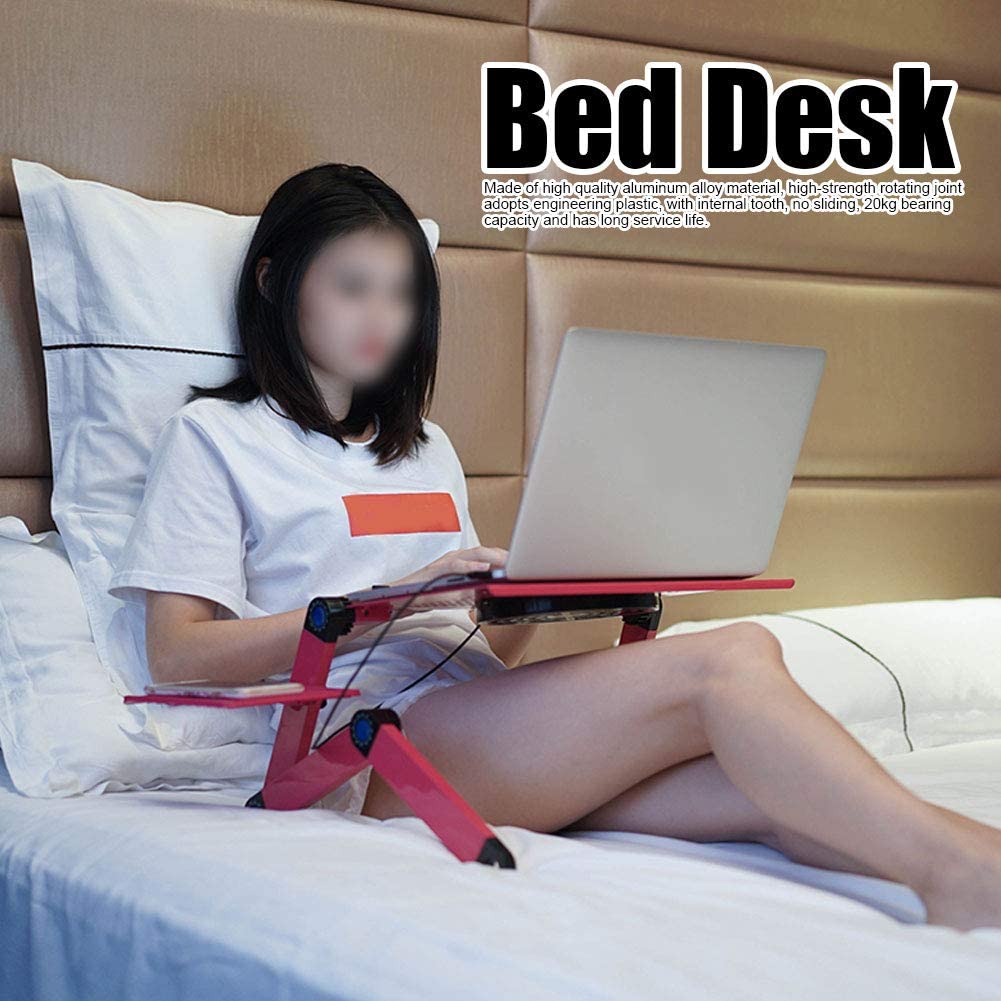 Laptop Stand – Adjustable Laptop Stand Portable Laptop Table with Cooling Fans and Mouse Pad - Image 6