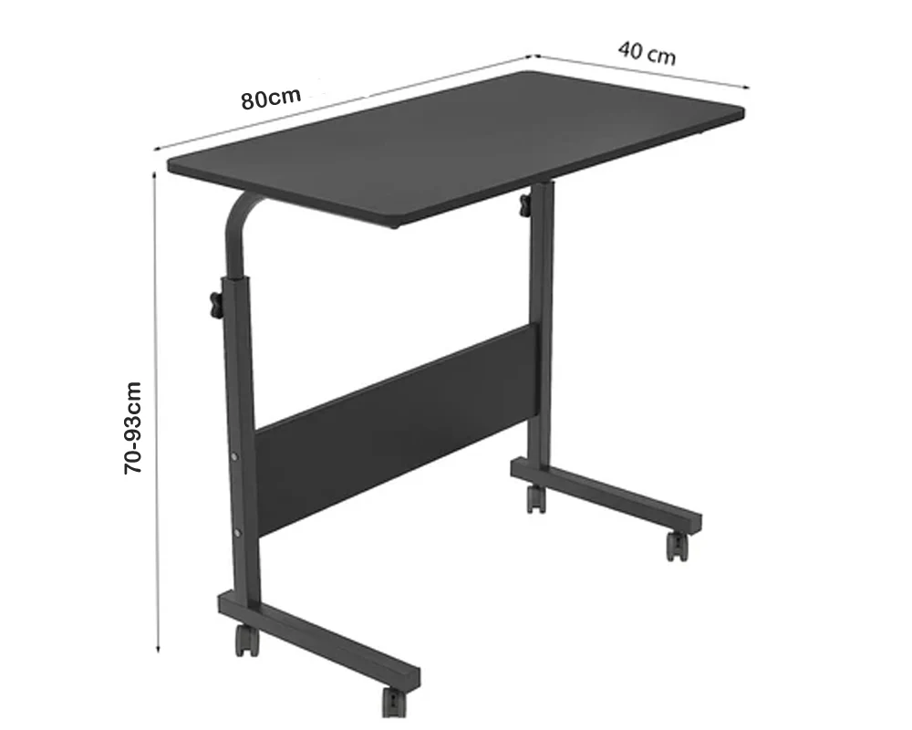 Adjustable Laptop Table Desk Stand with Wheels - Image 6