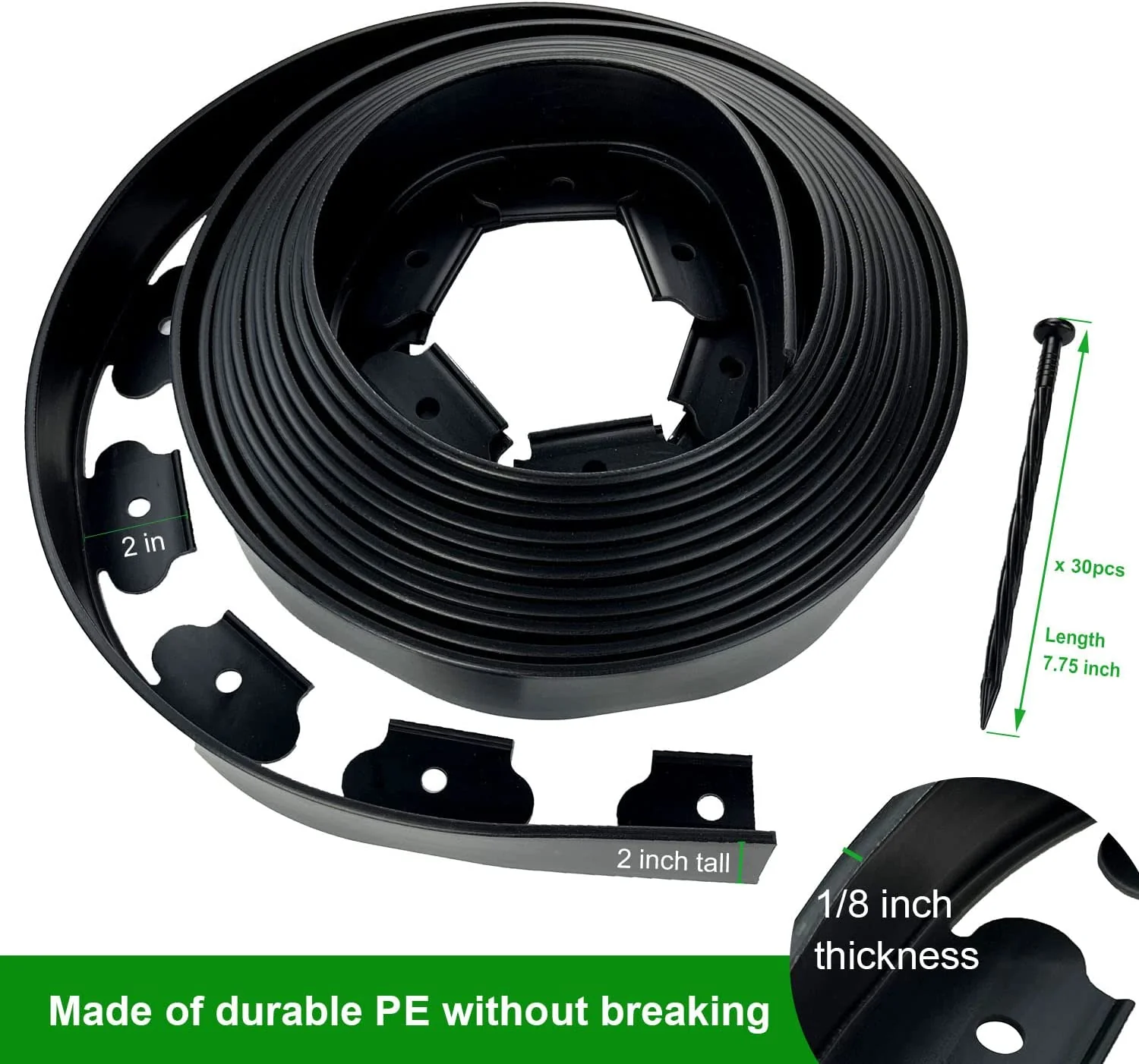 10M Garden Lawn Edging Border 8PCS - Image 7