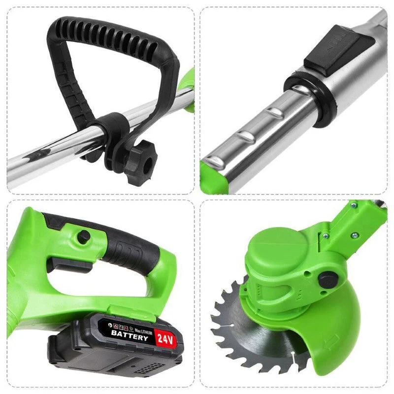 Push Weed Eater strimmer, Battery Operated Grass Cutter - Image 5