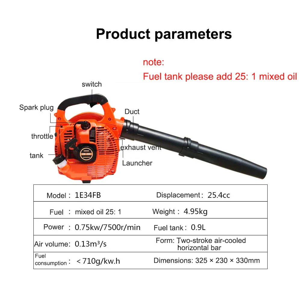 Leaf Blower Gasoline Cordless Petrol - Image 2