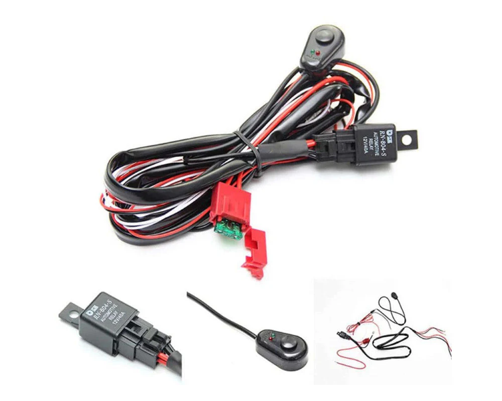 LED Light Bar Wiring Harness 12V 40A - Image 2