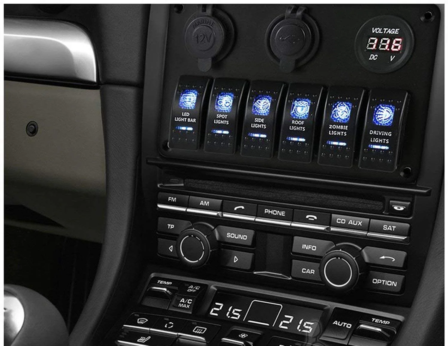 6 Gang Rocker Switch Panel - Image 11