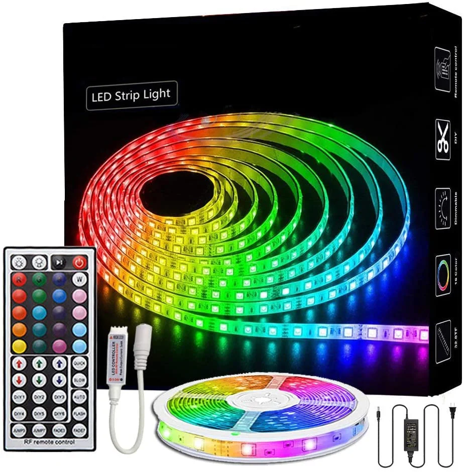 Led Strip Light Kit 5M 240Led 5050 Rgb With 44 Key Controller - Image 4