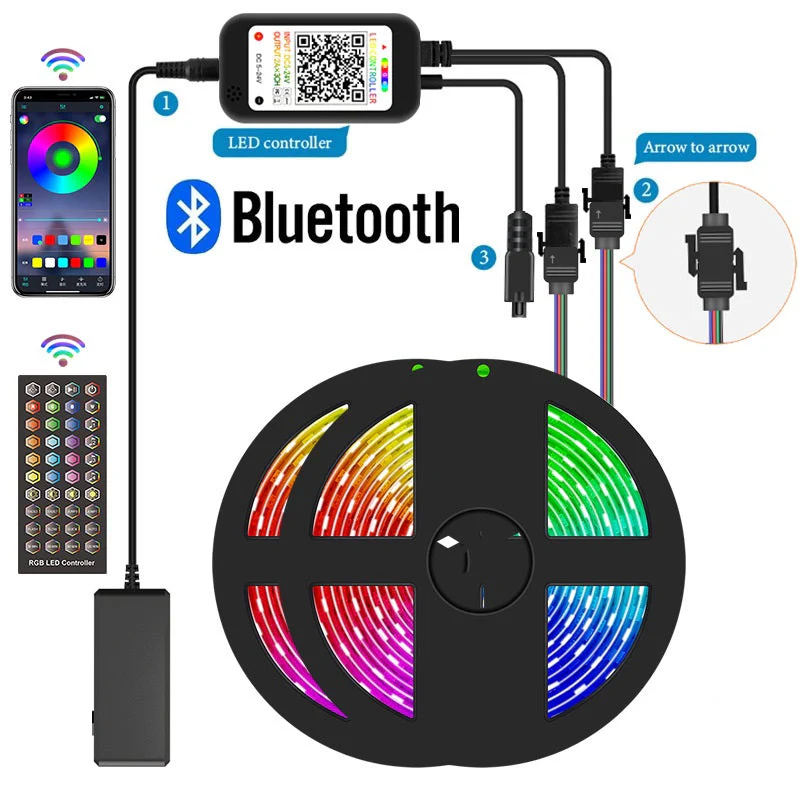LED Strip Lights 20M 5050RGB 24key Remote - Image 4