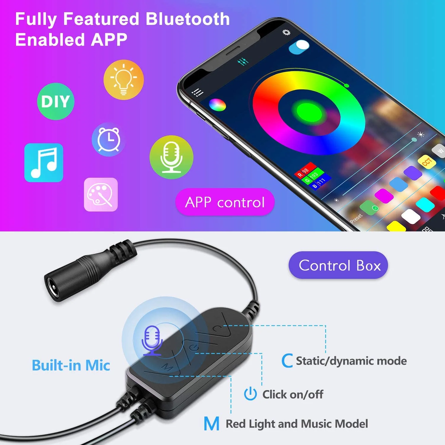 LED Strip Lights 20M 5050RGB 24key Remote - Image 8
