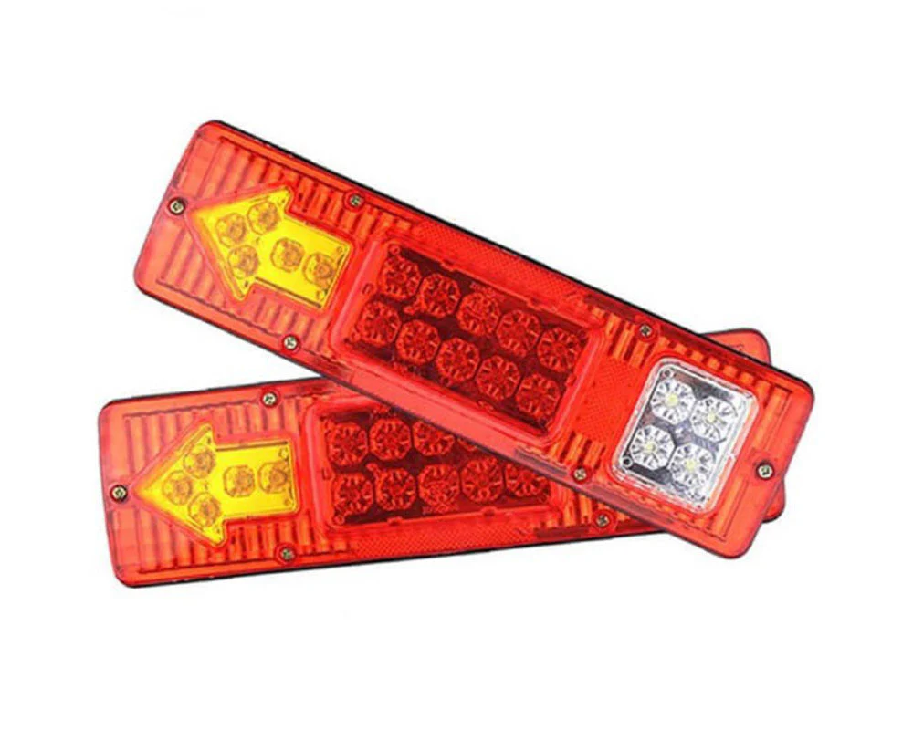 Led Trailer Lights 2Pcs 12V Trailer Truck Caravan 19 Led Taillight Tail Rear Light T - Image 2