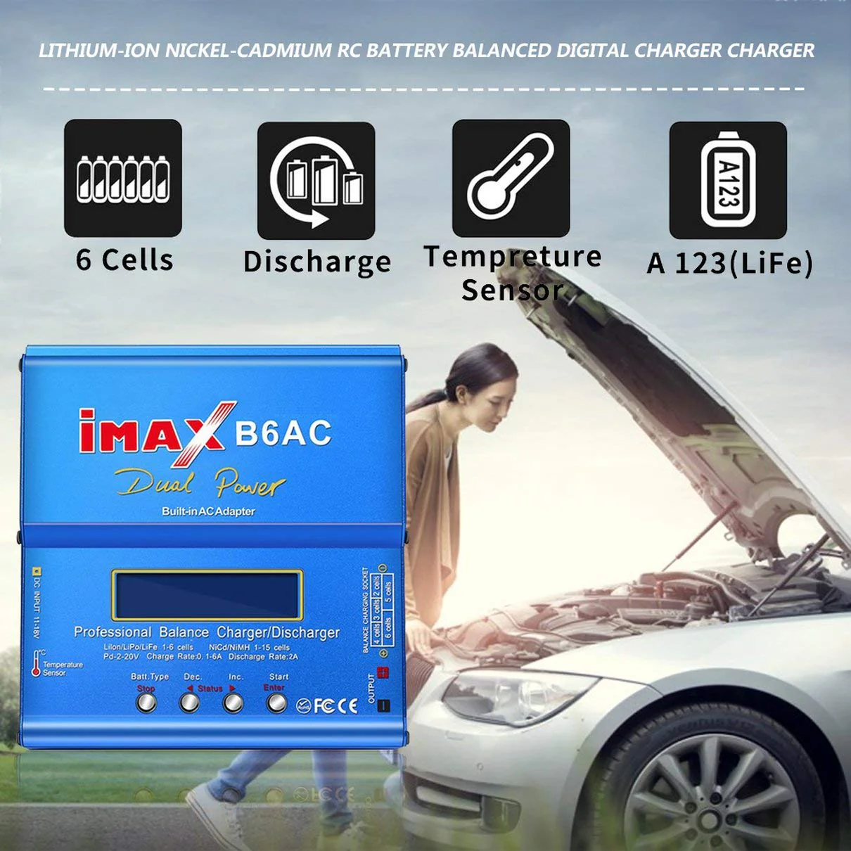 Lipo Battery Charger Imax B6Ac Balance Charger - Image 5