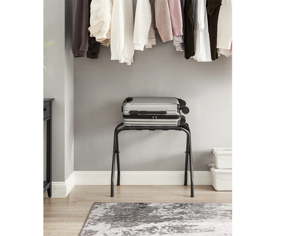 Luggage Racks Set of 2 - Black - Image 8