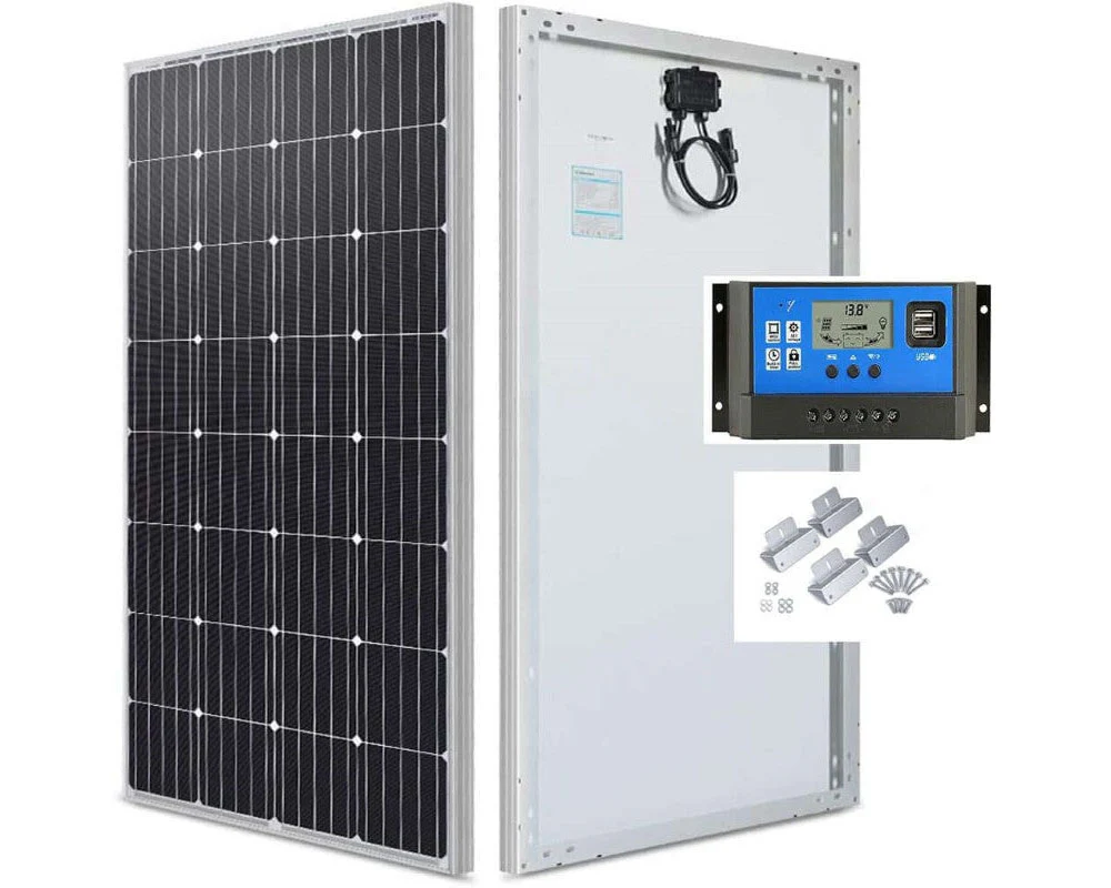 Solar Panel 30W 12V with controller 20A and mount Monocrystalline - Image 2