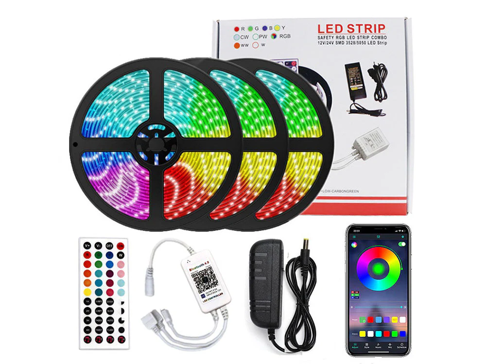 Bluetooth LED Strip Lights 15M Colour Changing - Image 8