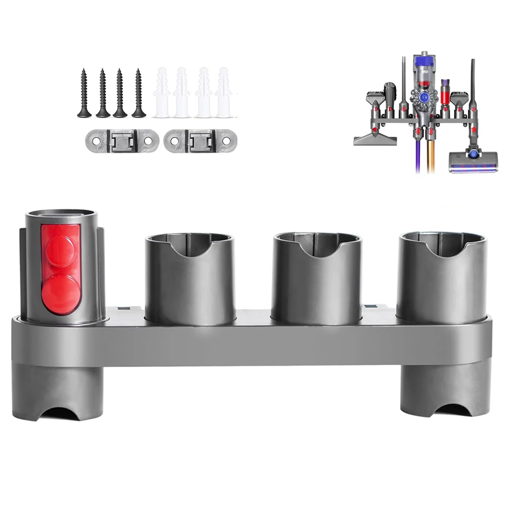 Upgrade Dyson Attachment Storage Rack Holder Brush Mount Set
