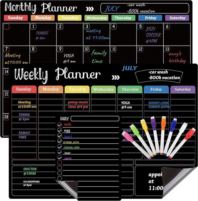 Magnetic Fridge Calendar Planner - Image 3