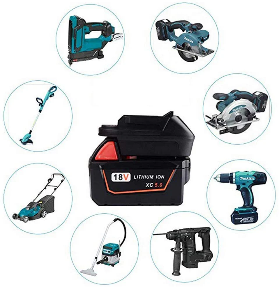 Milwaukee Dewalt To Makita Adapter 18V Lithium - Image 7