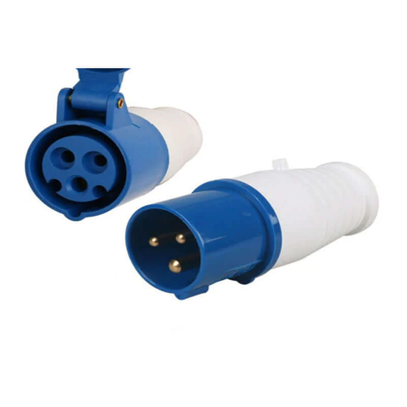 Caravan lead connector plug 16A IP44 Male + Female Combo - Image 3
