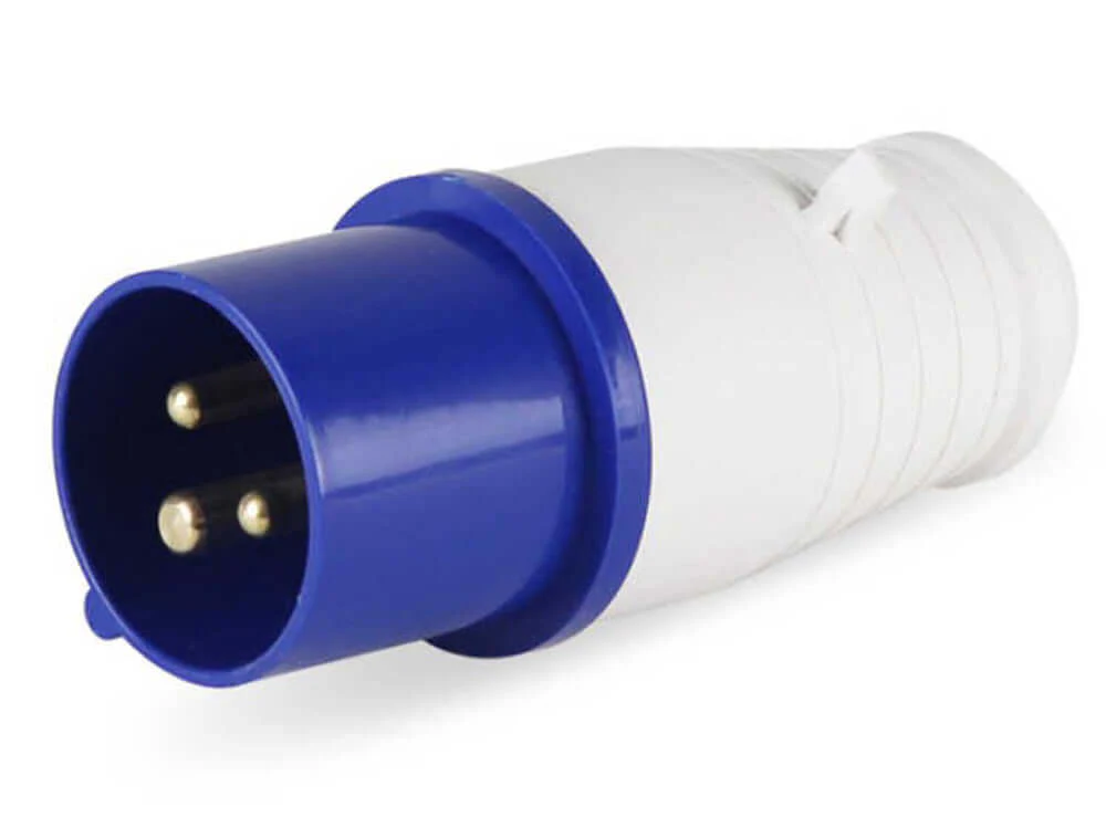 Caravan lead connector plug 16A IP44 Male + Female Combo - Image 6