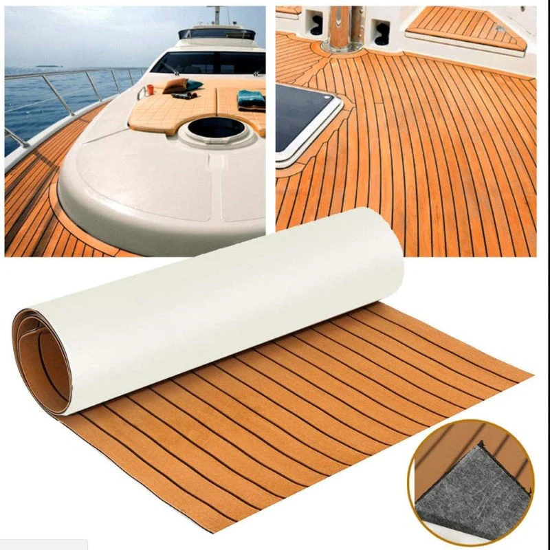 Marine Carpet Teak Boat Flooring Mat EVA 2 PCS - Image 2