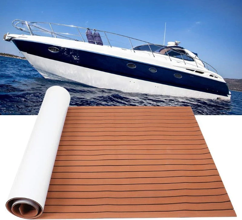 Marine Carpet Teak Boat Flooring Mat EVA 2 PCS - Image 5