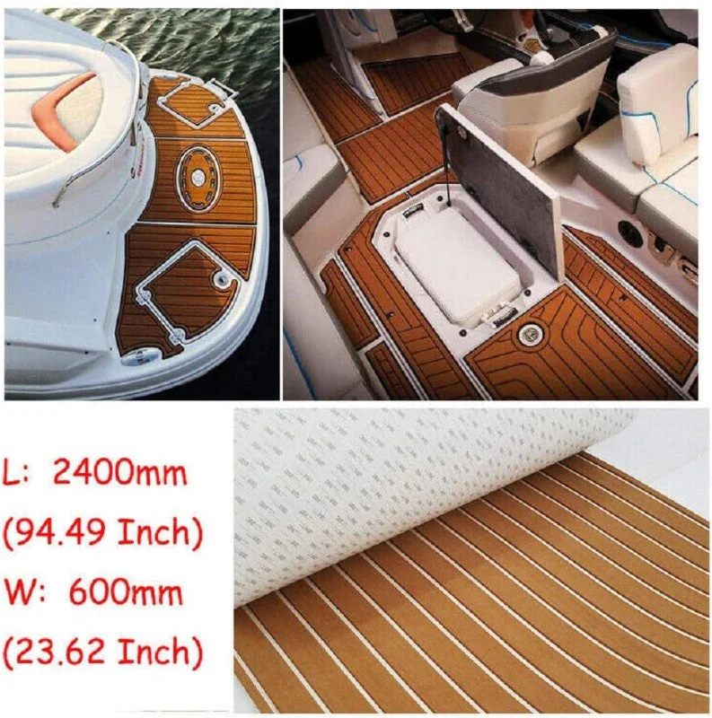 Marine Carpet Teak Boat Flooring Mat - Image 8