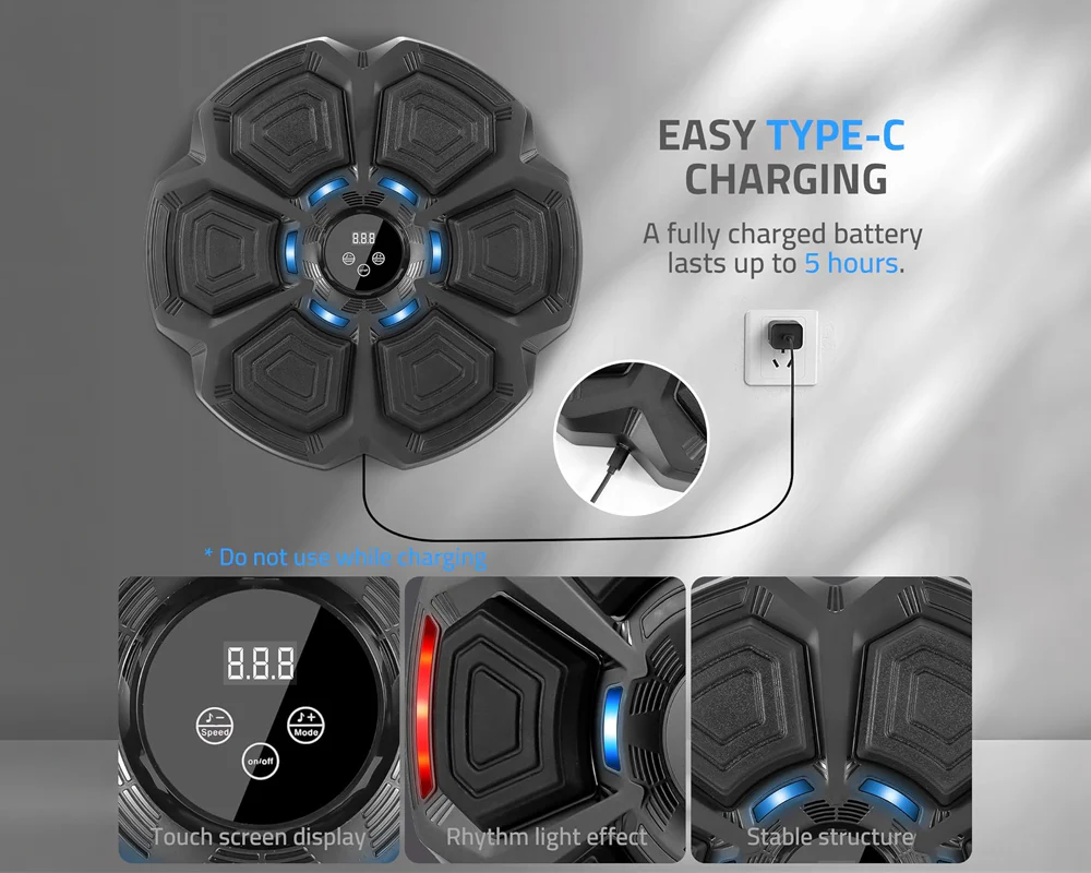 Bluetooth Music Boxing Machine - Wall-Mounted - Image 3