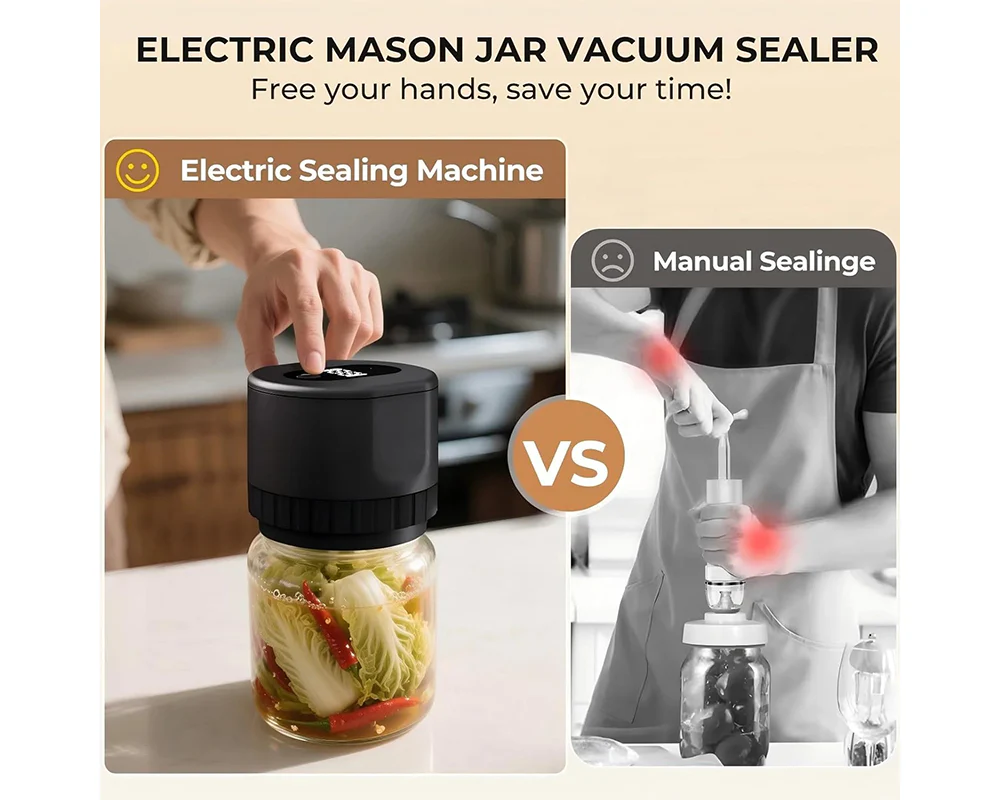 Electric Mason Jar Vacuum Sealer - Image 5