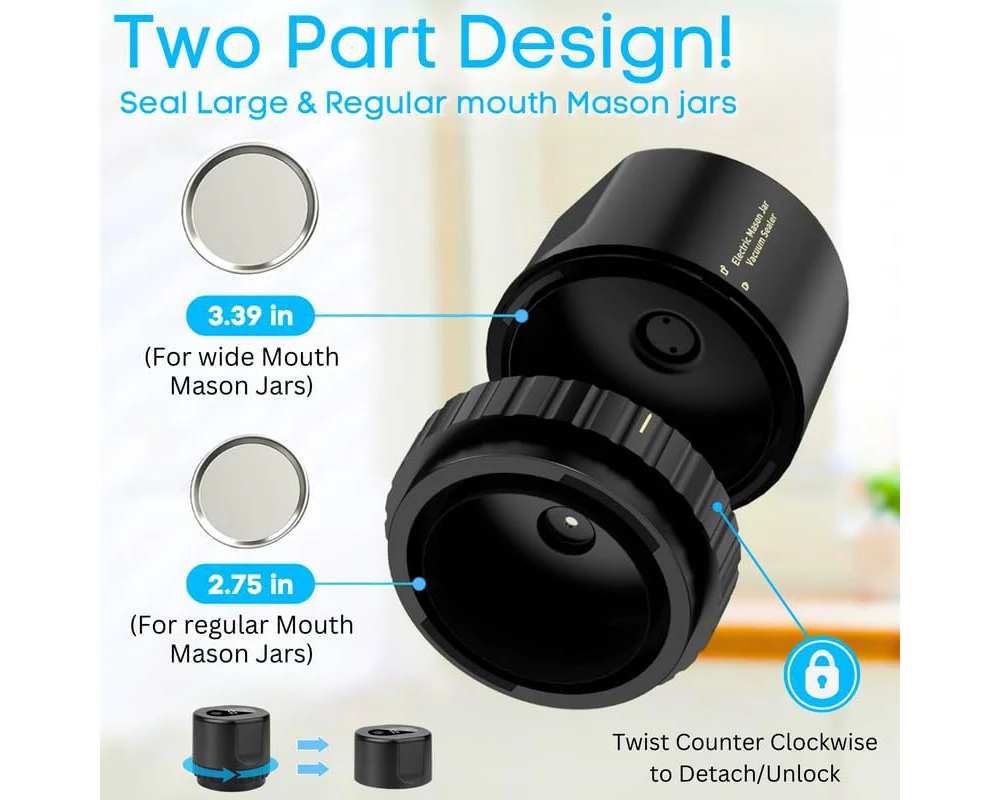 Electric Mason Jar Vacuum Sealer - Image 9