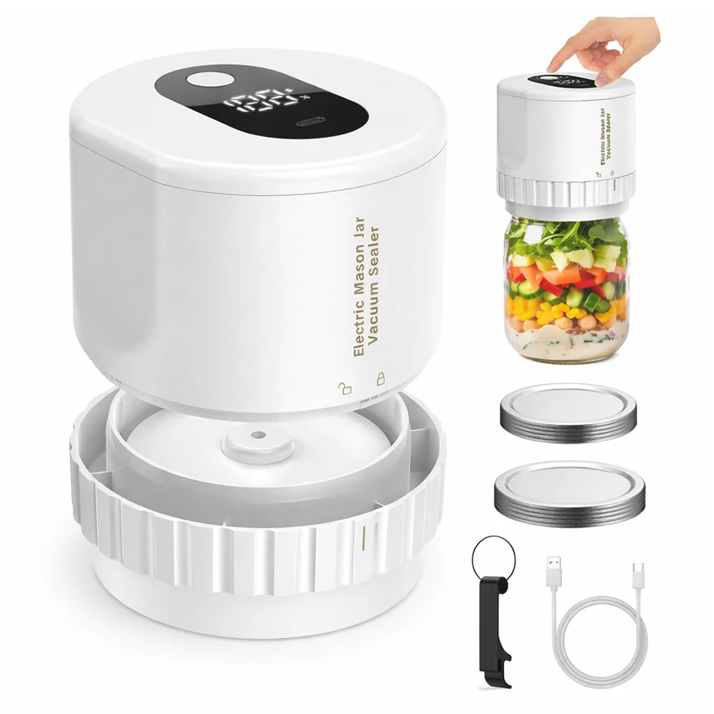 Electric Jar Vacuum Sealing Machine Kit