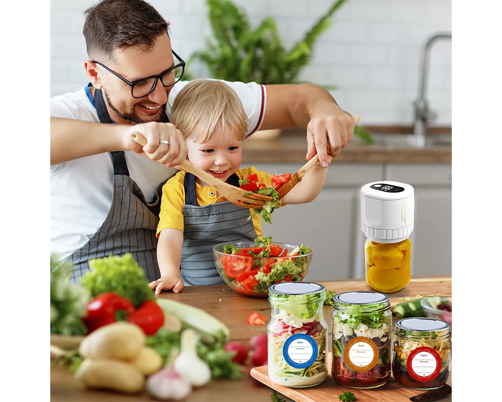 Electric Jar Vacuum Sealing Machine Kit - Image 4
