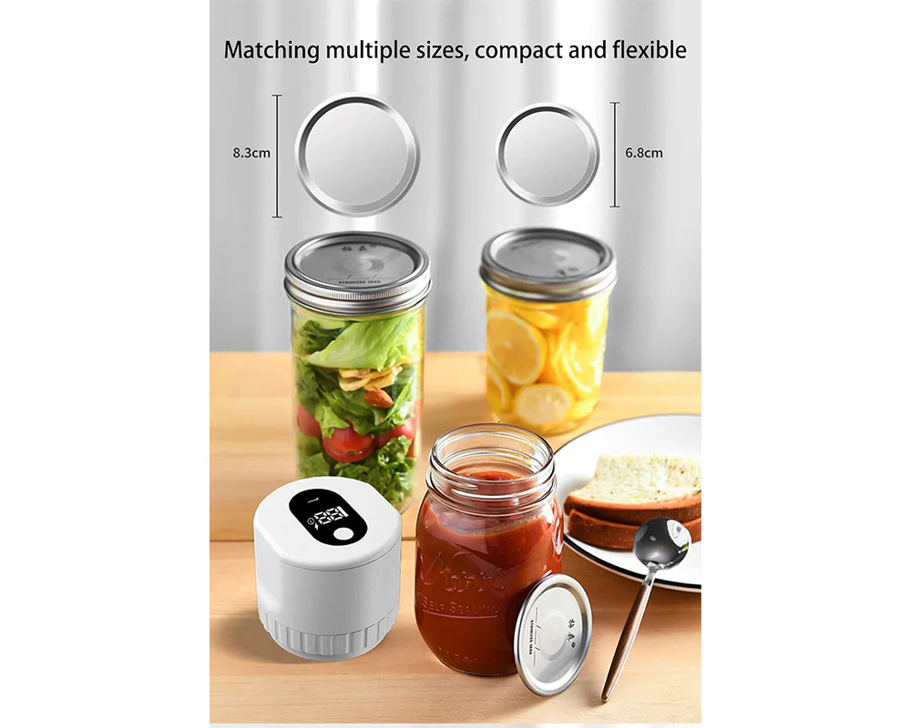 Electric Jar Vacuum Sealing Machine Kit - Image 7