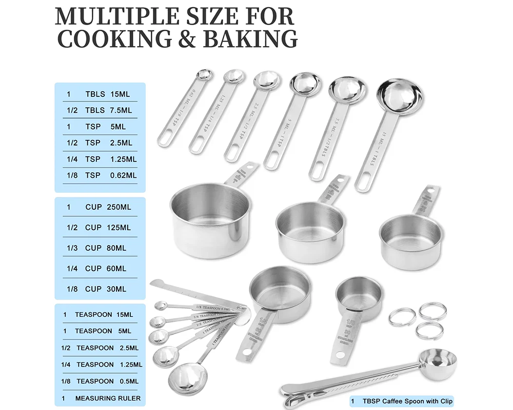 Measuring Cups and Spoons Set - Image 3