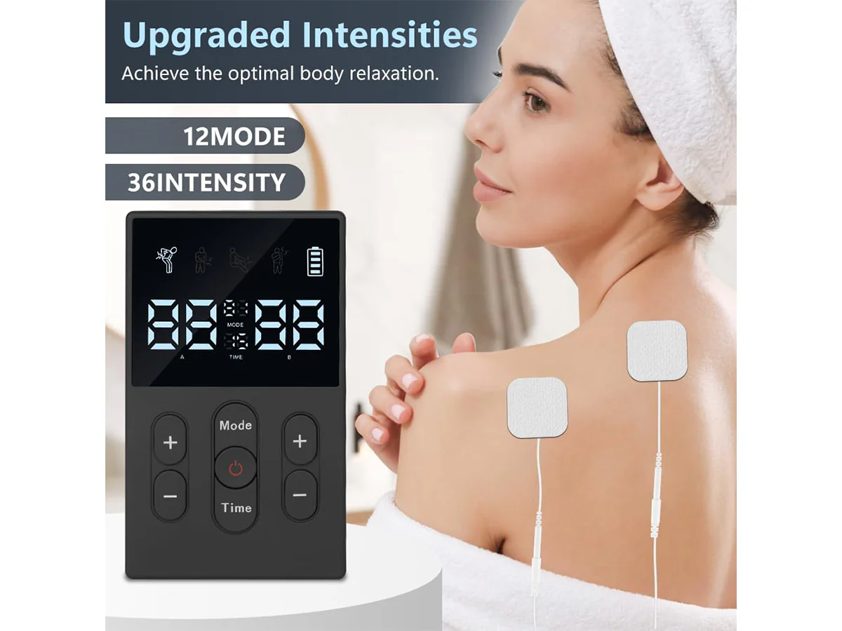 Portable Tens Machine EMS Muscle Stimulator - Image 4
