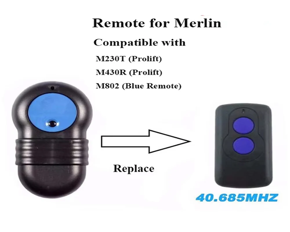 Merlin M802 Garage Door Remote Replacement - Image 4