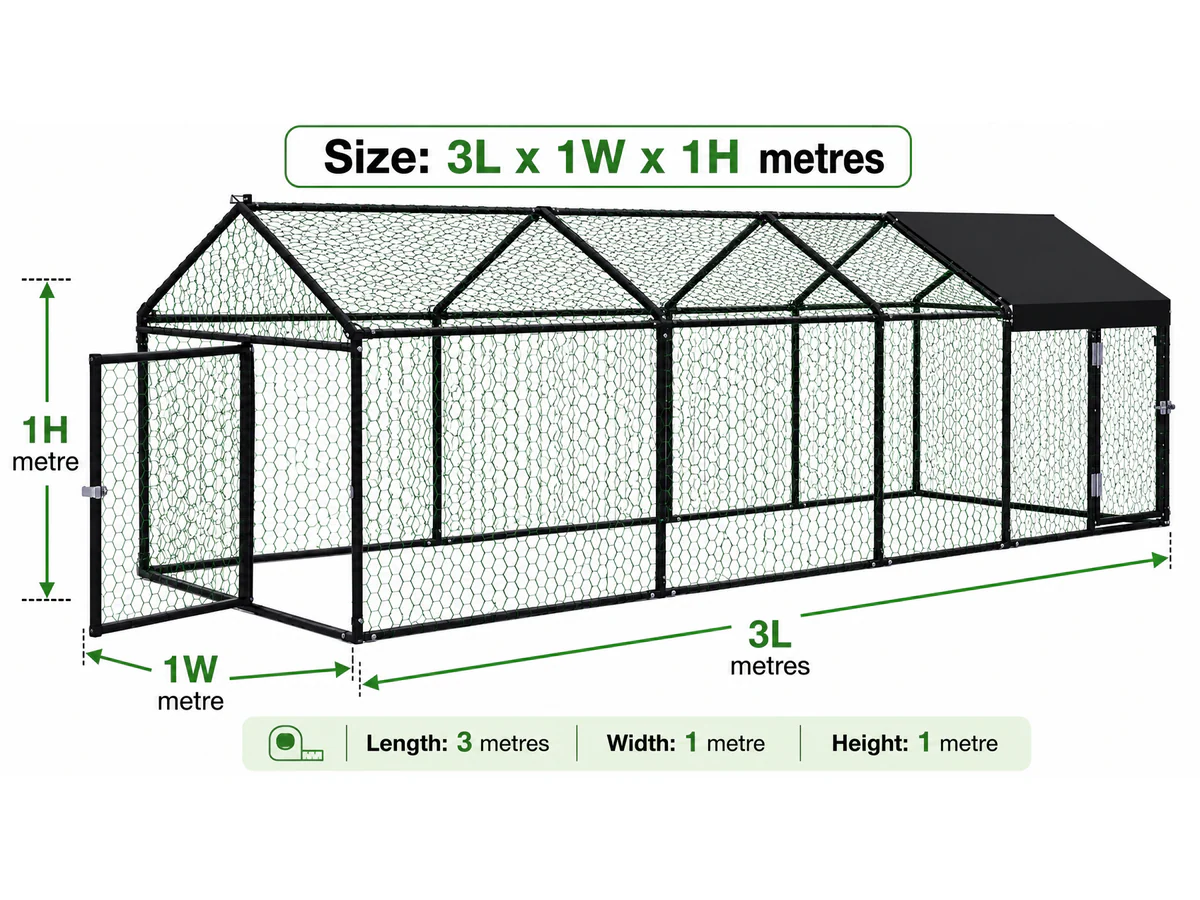 Outdoor Chicken Coop Run - Image 3