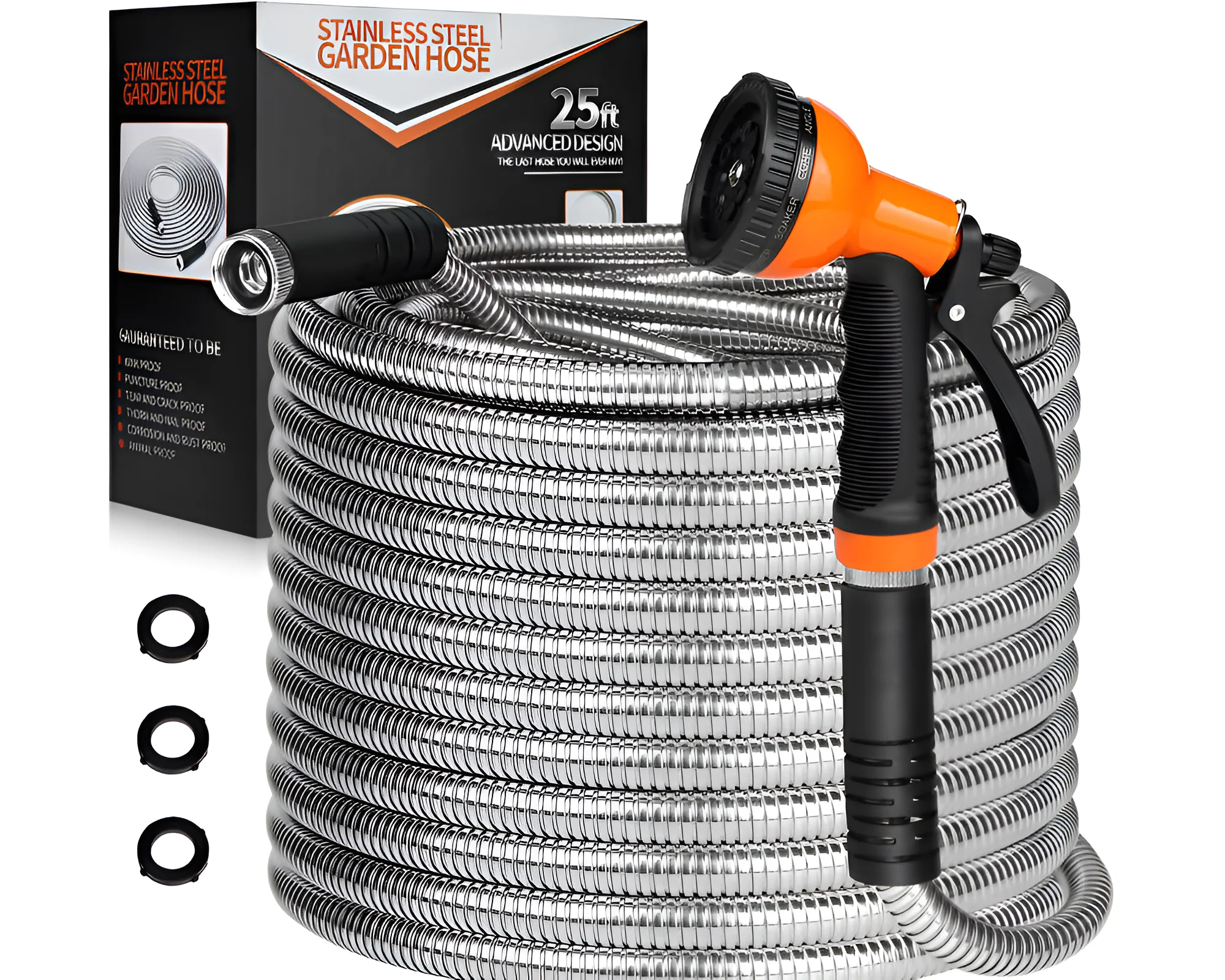 Metal 22M Garden Hose Outdoor - Image 2