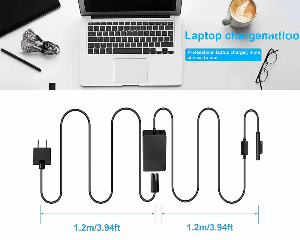 Replacement Charger for Microsoft Surface Pro X/7/6/5/4/3 65W - Image 5