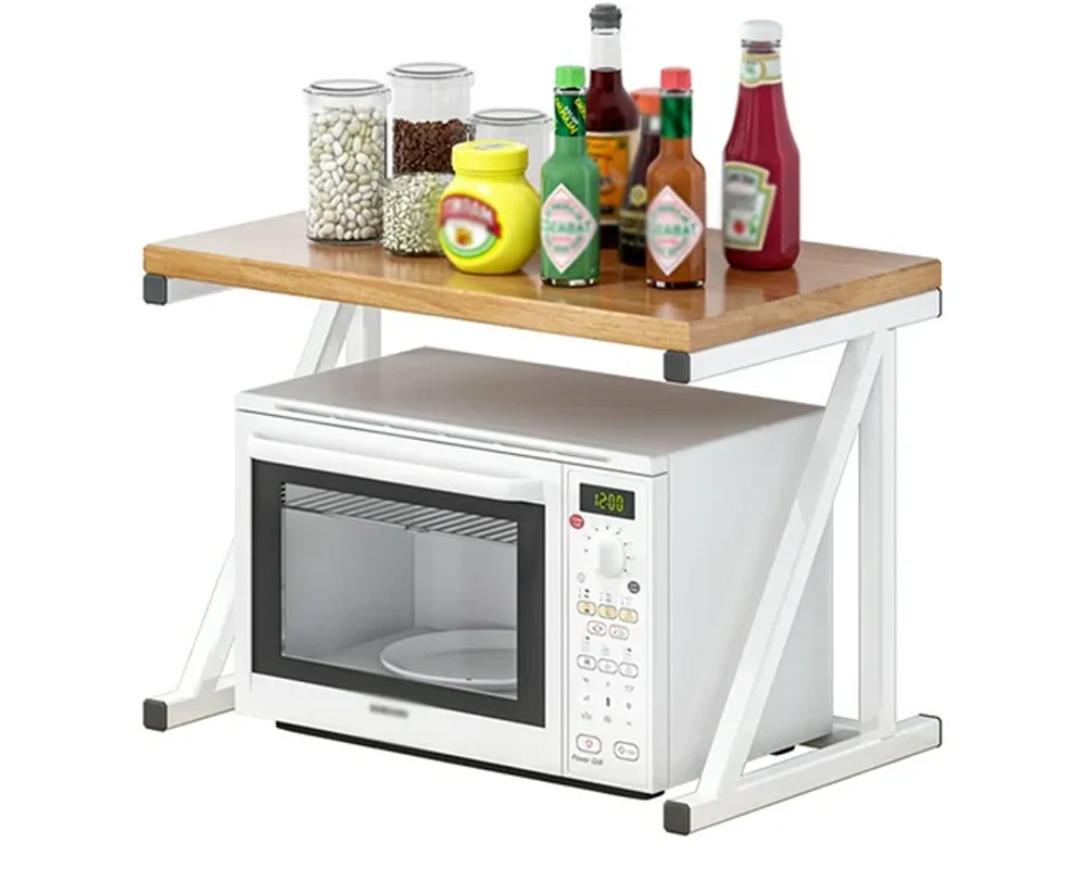 Microwave Shelf Rack Stand Kitchen Shelf Rack Stand - Image 9