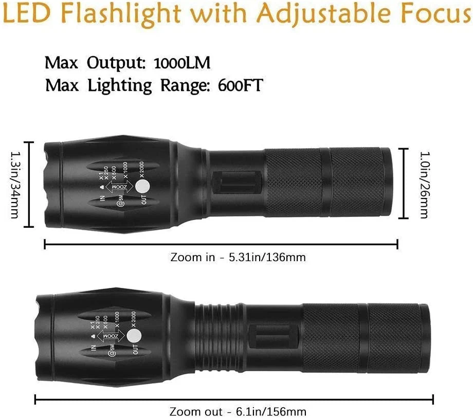 LED Torch Powerful LED Flashlight torch - Image 2
