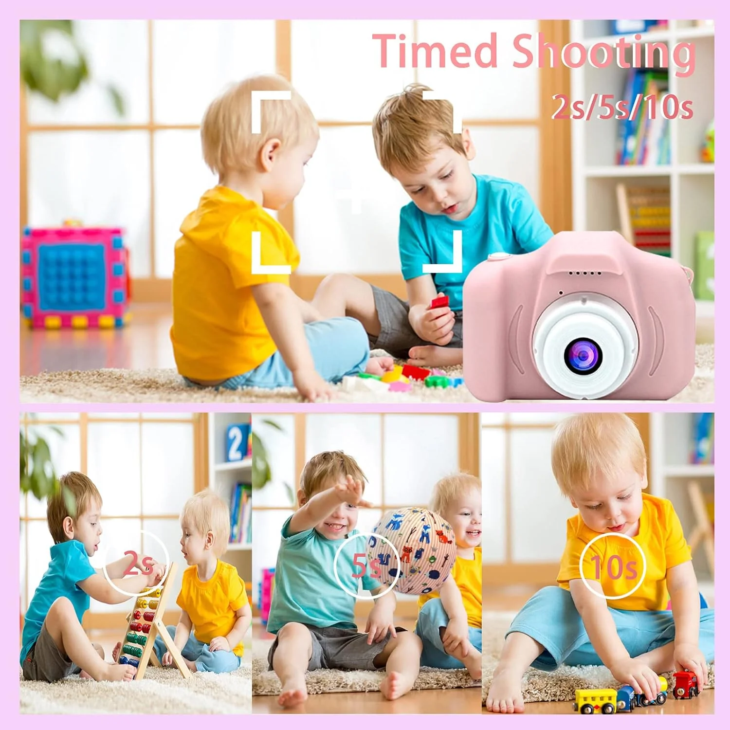 Mini Digital Kids Action Camera for Girls - Image 11