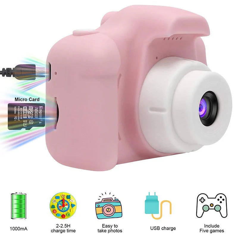 Mini Digital Kids Action Camera for Girls - Image 5