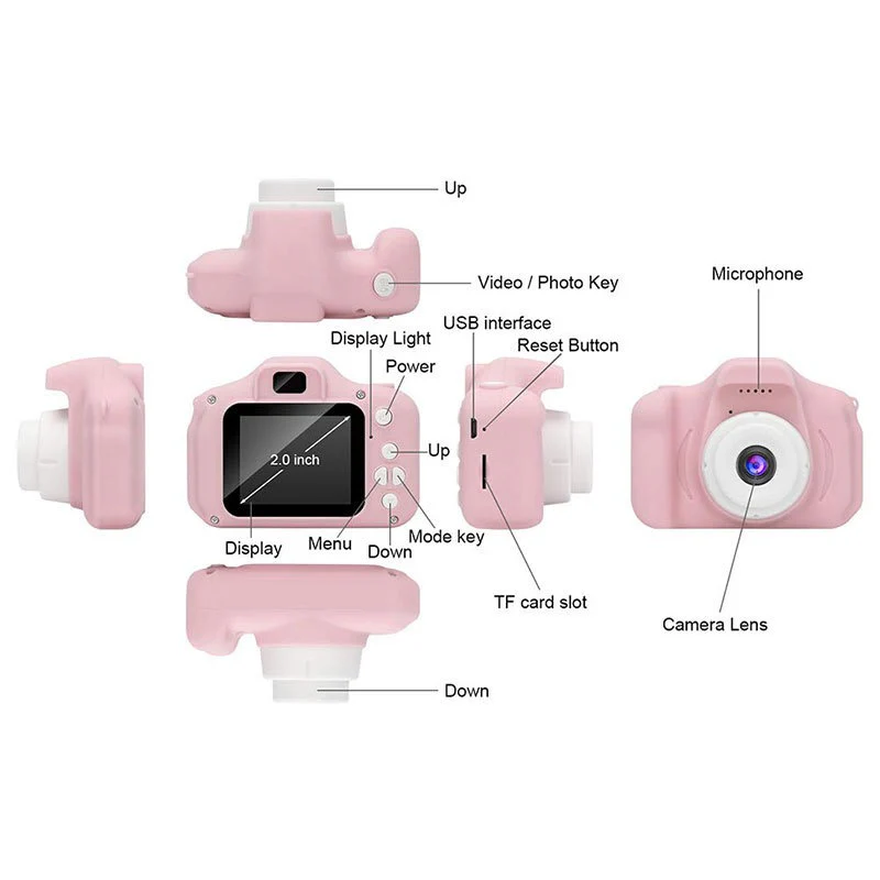 Mini Digital Kids Action Camera for Girls - Image 8