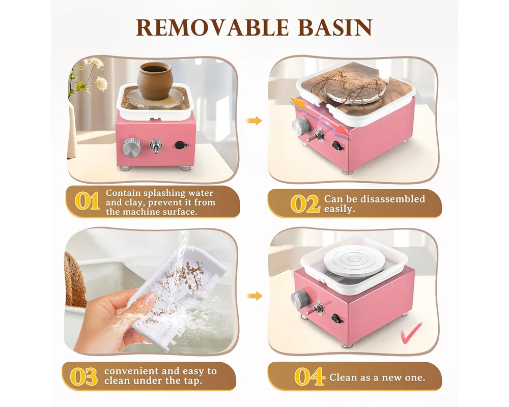 Mini Pottery Wheel Machine - Image 4