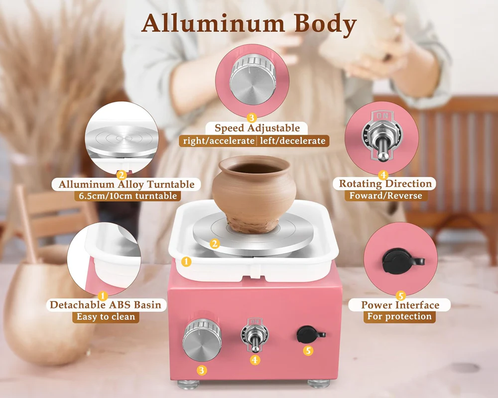 Mini Pottery Wheel Machine - Image 7