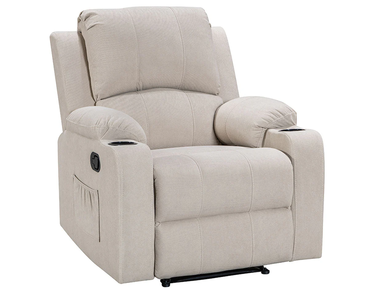 NovaCloud Fabric 1 Seater Recliner Sofa - Image 10