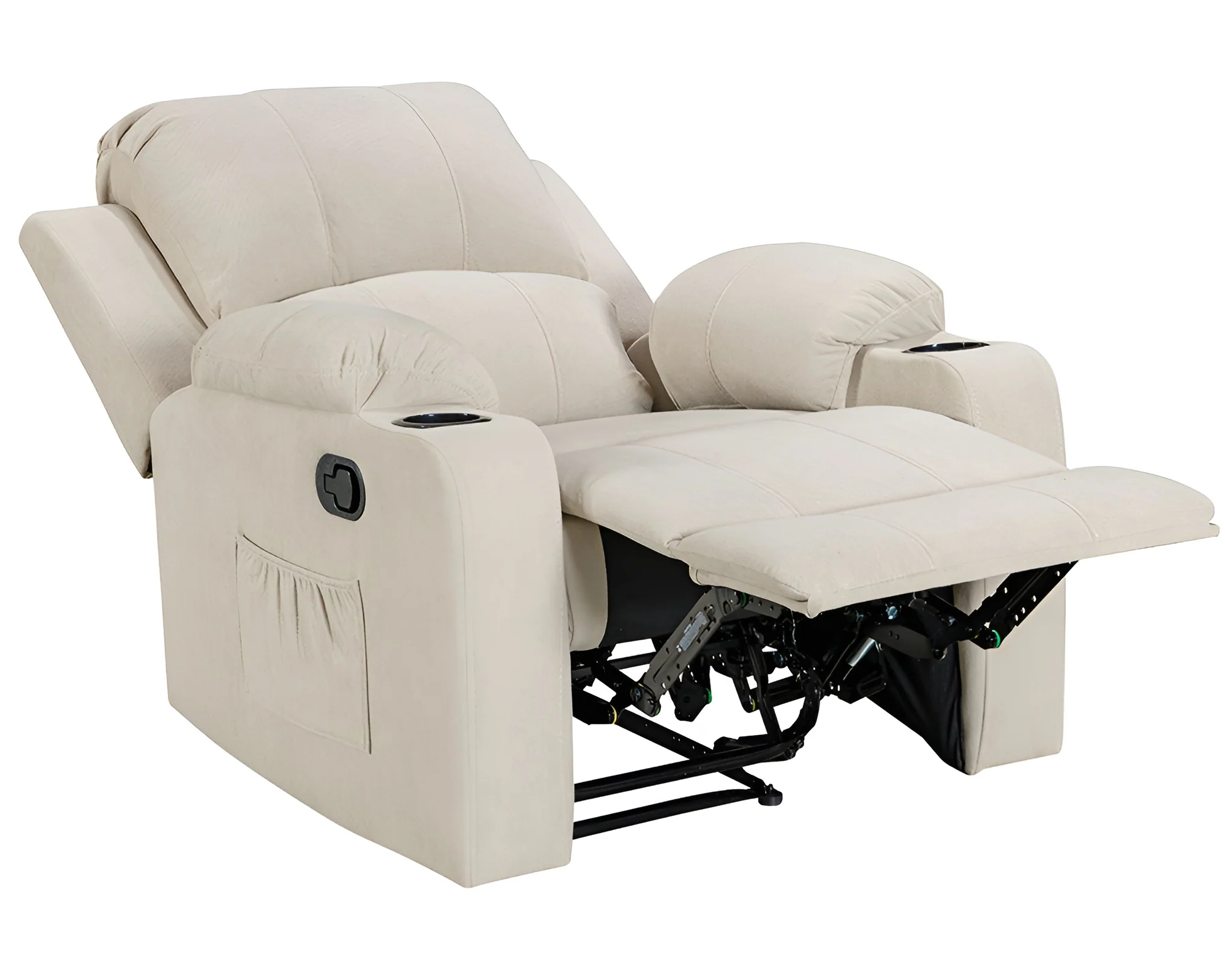 NovaCloud Fabric 1 Seater Recliner Sofa - Image 5