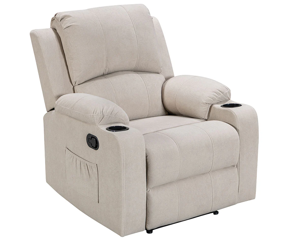NovaCloud Fabric 1 Seater Recliner Sofa - Image 7